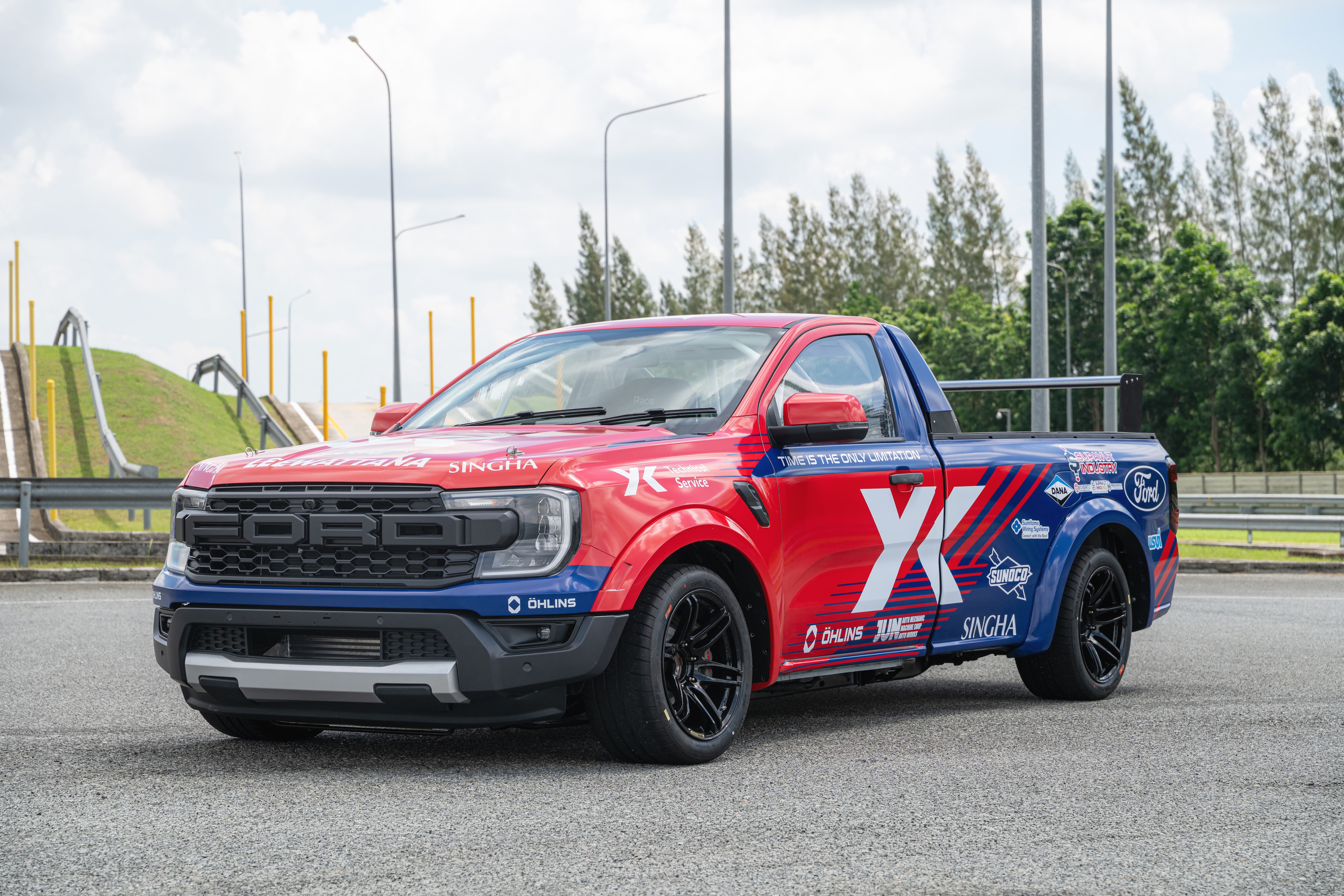 The No. 3 Ford Ranger, developed by YK Motorsports.